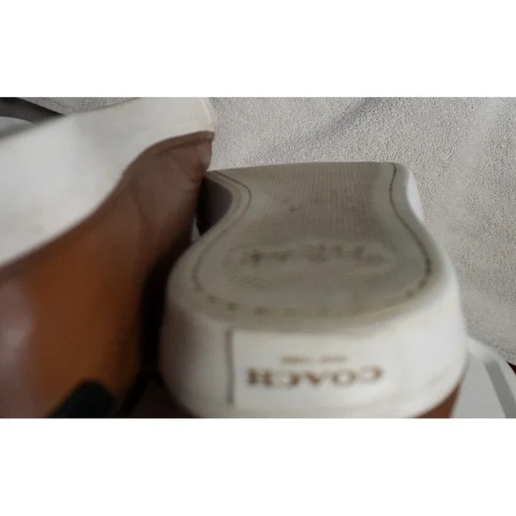 Coach Mens Casual Shoes Size 7.5D Brown & Black - Picture 4 of 5